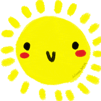 julybreys happy kawaii star sun Sticker