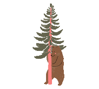 Baby Bear Sticker by Tajinebanane
