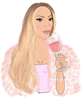 RunningonRose wine rose all day ror wine wednesday Sticker