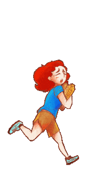 Oat Milk Running Sticker