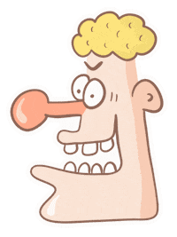 Emoji Head Sticker by Careless Doodles