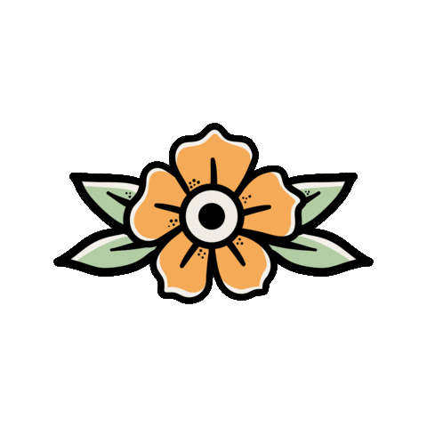 primitivart love smile summer flower Sticker