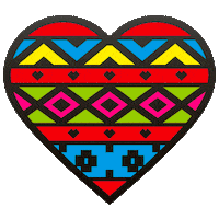 corazon andes Sticker