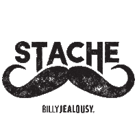 BillyJealousy nice beard mustache billy Sticker