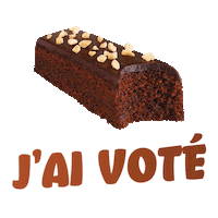 Cake Brownie Sticker by Vachon