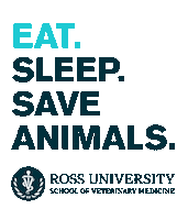 Rossies Sticker by Ross University School of Veterinary Medicine