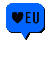 iloveeu_shop blue europe eu europa Sticker