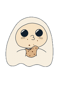 Frominsideart happy kawaii adorable cookies Sticker