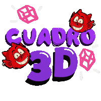 3D Cuadro Sticker by Bebbaclothing