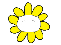 yamagoyanoneko cat flower ねこ clione Sticker
