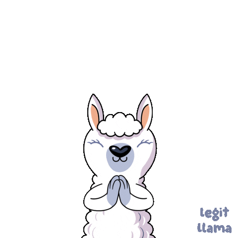 Sheep Pray Sticker by VeeFriends
