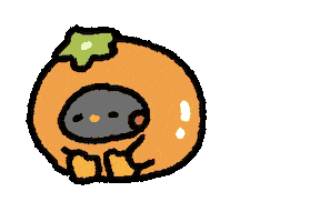 Orange Fruit Kiss Sticker