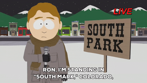 sign reporting GIF by South Park 