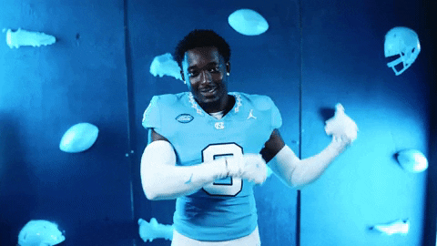 North Carolina Football GIF by UNC Tar Heels