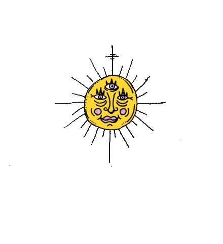 Yellow Sun Jardim Soma Sticker