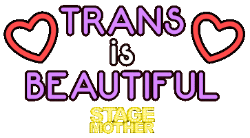 Lgbt Trans Sticker by Stage Mother Film
