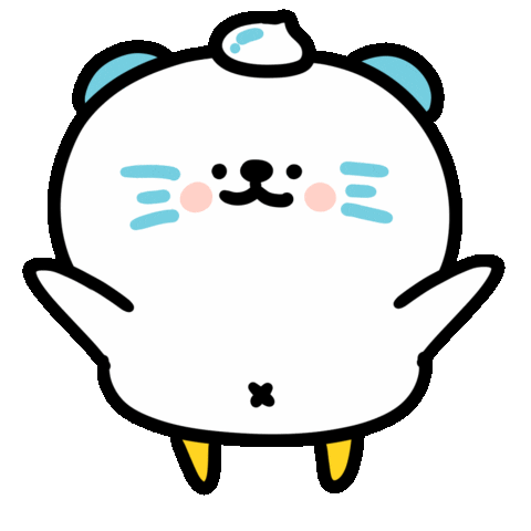 Cream Otter Sticker by 大白丸丸(daibai maru)