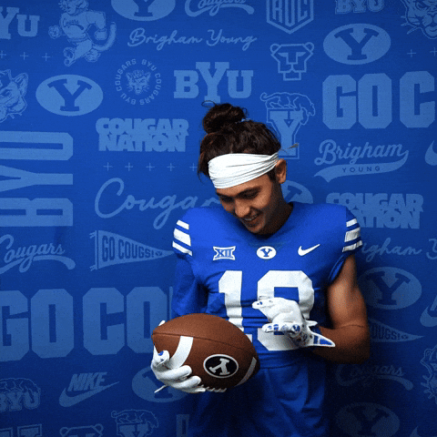 College Football Go Cougs GIF by BYU Cougars