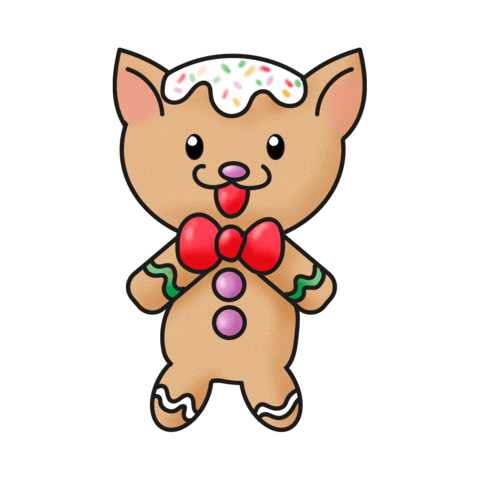Cat Christmas Sticker
