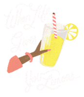 When Life Gives You Lemons Lemon Sticker by Rifle Paper Co.