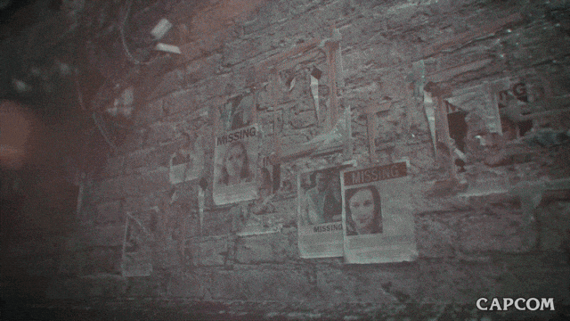 Posters Missing GIF by CAPCOM