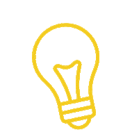 DesignstuuvWerbeagentur inspiration gelb idee glühbirne Sticker