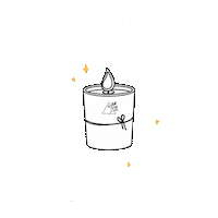 FlavescentCandlesCo candles handmadecandle flavescentcandlesco flavescent Sticker