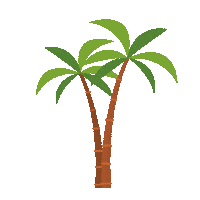 Palm Tree Sticker by Kristin Coffey Pressley