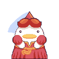 queen bird Sticker by Joysteak Studios