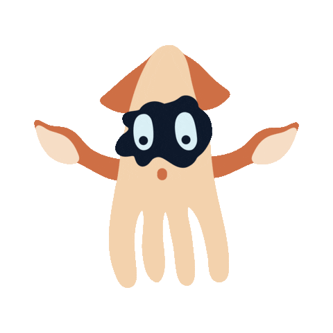 Squid Wow Sticker