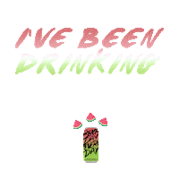 Watermelon Drinking Sticker by Beach Day Every Day
