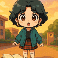 School Chibi GIF by Persona