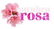 Glitter Outubro Rosa Sticker