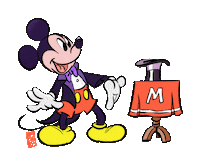 Mickey Mouse Ok Sticker