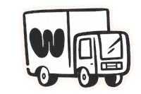 Coffee Delivery Sticker