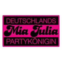 Mia Julia Sticker by PB Entertainment