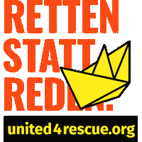 Ship Drown Sticker by United4Rescue