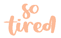 Tired Monday Sticker