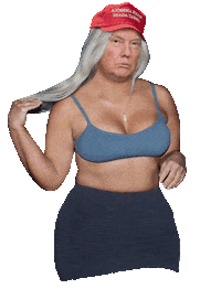 donald trump Sticker by Saint Hoax