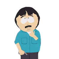 Thinking No Sticker by South Park