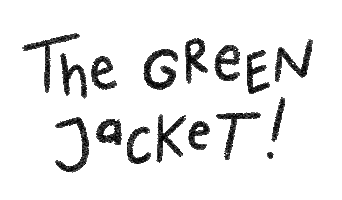 The Masters Golf Sticker by Catharina Stewart
