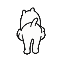 Dog Tail Sticker by 1G