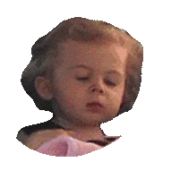 baby eye roll Sticker