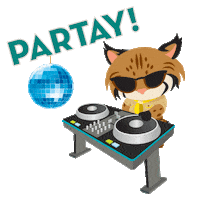 cat love Sticker by AppExchange