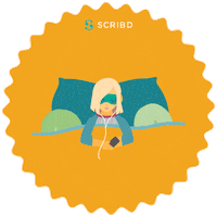 Mental Health Sleeping Sticker by scribd