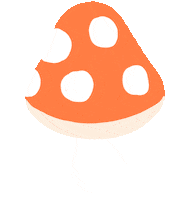 Mushroom Sticker by Stefanie Shank