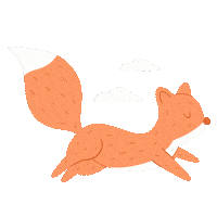 Fox Cloud Sticker