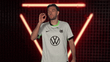 Vfl Wolfsburg Kiss GIF by Bundesliga