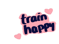 Train Happy Sticker by Tally Rye LTD