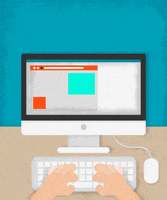 reitzcreative internet computer working typing GIF